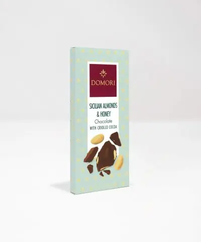 Ciocolată cu migdale și miere - 75g