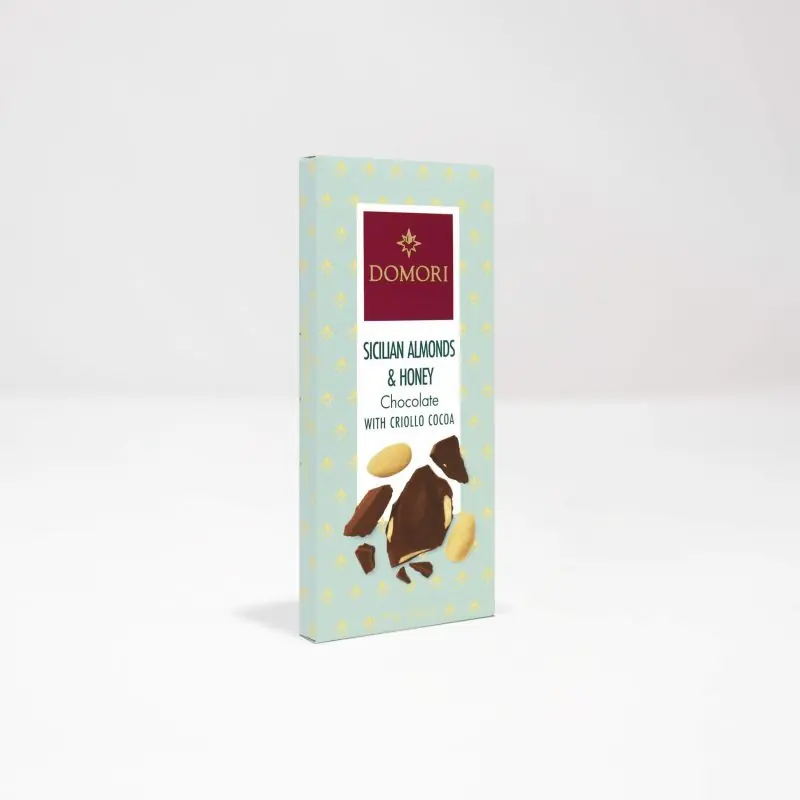 Ciocolată cu migdale și miere - 75g