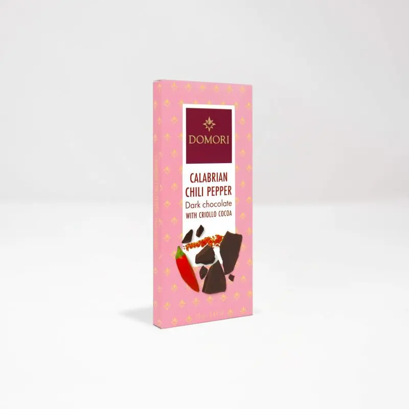 Ciocolată neagră cu ardei iute - 75g