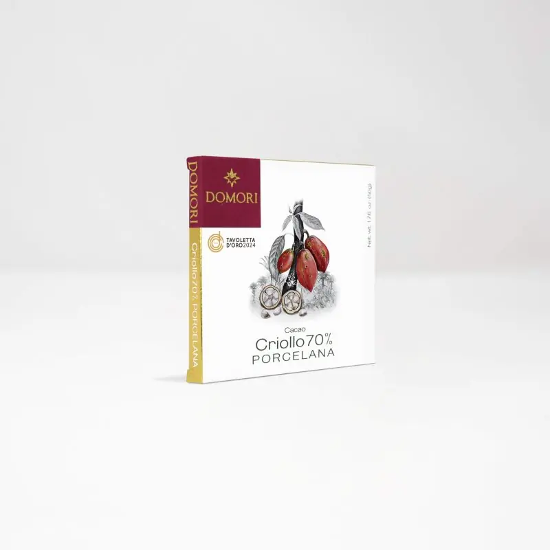 Ciocolată Criollo Porcelana 70% - 50g